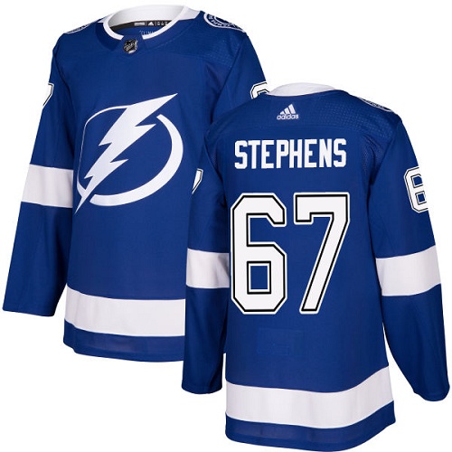 Herren Tampa Bay Lightning Eishockey Trikot Mitchell Stephens #67 Authentic Königsblau Heim